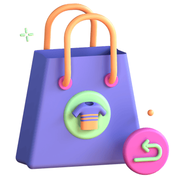 3D Illustration product return png