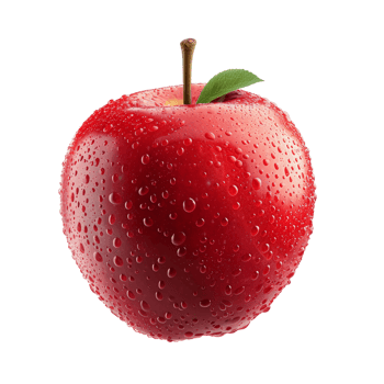AI generated Fresh Red Apple png