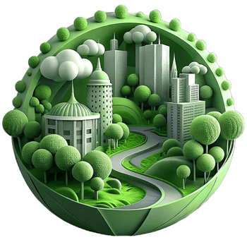 AI generated World environment and earth day concept, paper cut png