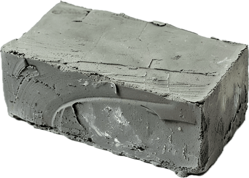 AI generated Old Gray Concrete Brick png
