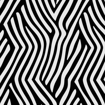 Black and White Zebra Stripe Repeating Pattern Background Seamless Pattern, in the Style of Minimalist Backgrounds vector