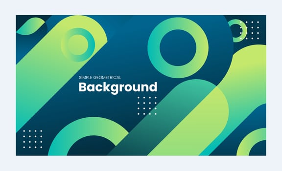 Colorful Geometric Background Design vector
