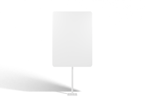 Information board mockup png