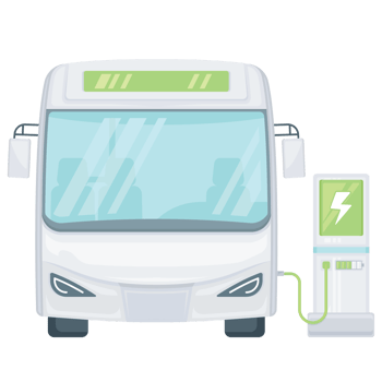electric vehicle bus png