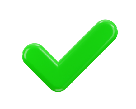 checkmark icon 3d rendering verified icon illustration png