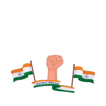 Illustration of republic day vector