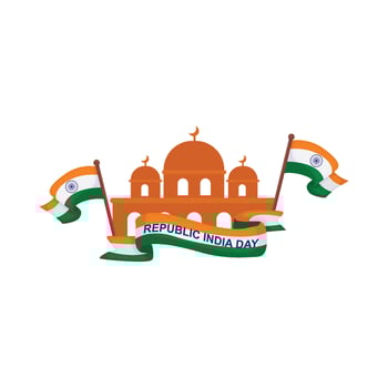 Illustration of republic day vector