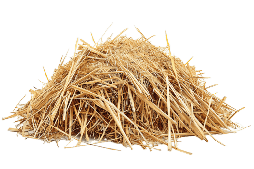 AI generated Pile of Dry Straw png
