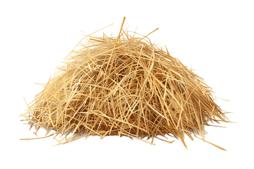 AI generated Pile of Dry Straw png