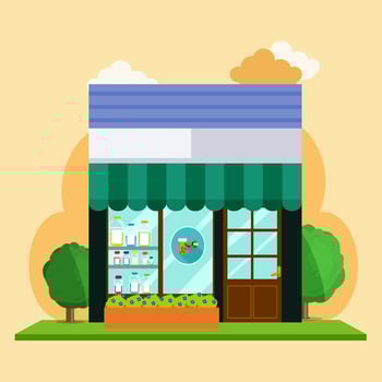 Home store market vector design