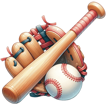 AI generated Baseball gnome, Softball gnome, Baseball PNG, Sport game, png