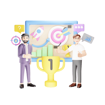 Business Mission 3D Character Illustration png