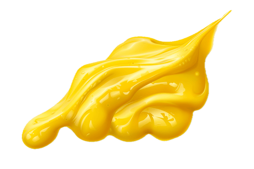 AI generated Vibrant Yellow Paint Splash png