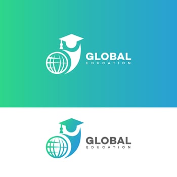global education logo Icon Brand Identity Sign Symbol Template vector
