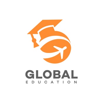 global education logo Icon Brand Identity Sign Symbol Template vector