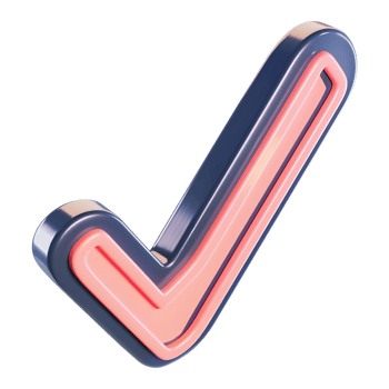 AI generated 3D Rendering of a Tick Sign on Transparent Background - Ai Generated png