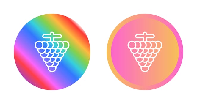 Grapes Vector Icon