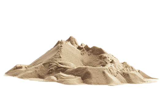 AI generated Textured Sand Dunes png