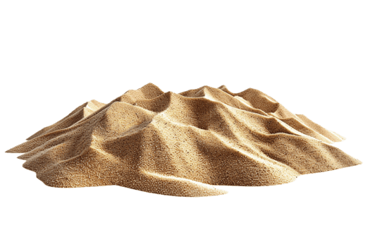 AI generated Textured Sand Dunes png