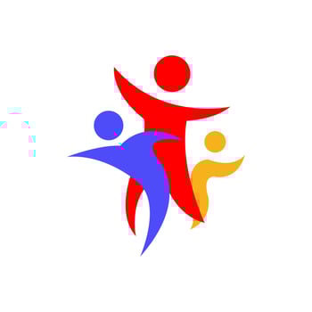 physical education logo Icon Brand Identity Sign Symbol Template vector