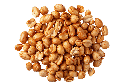 AI generated Spicy Roasted Peanuts Heap png