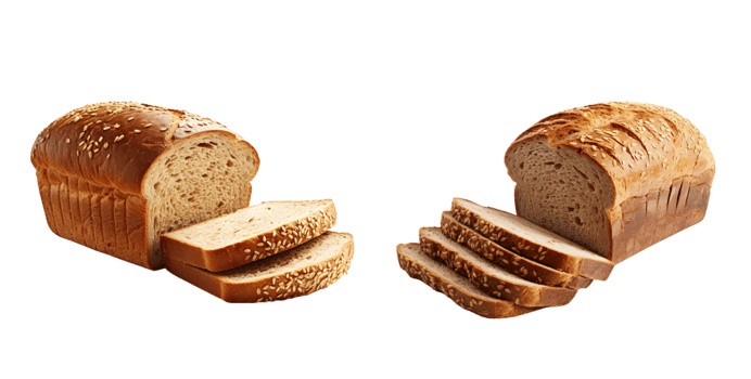AI generated bread png image