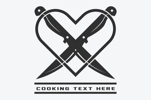 Cooking Monogram Design, Gourmet Cooking Emblem, Kitchen Monogram Mastery, Cooking Logo Monogram, Chef's Monogram Logo, Culinary Monogram Badge, Cooking Monogram Art, Elegant Monogram Logo vector