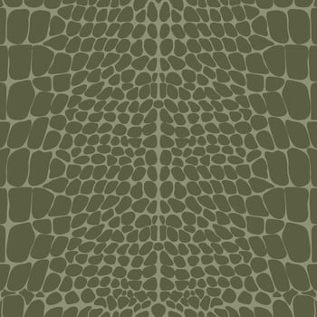 Crocodile Skin, Animal Print Seamless Pattern vector