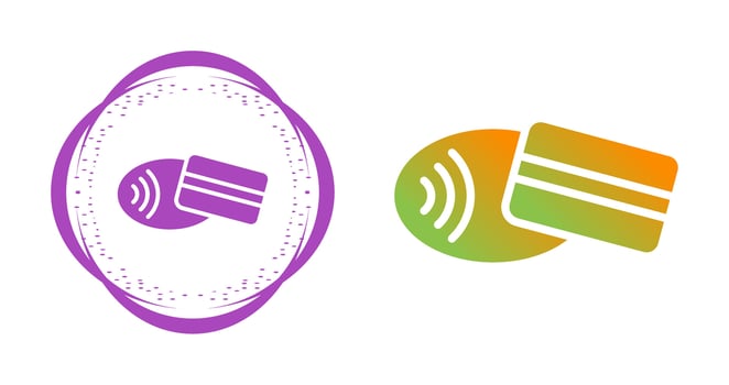 Contactless Payment Vector Icon