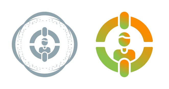 Customer Segmentation Vector Icon
