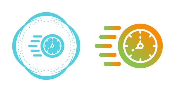 Time Fast Vector Icon
