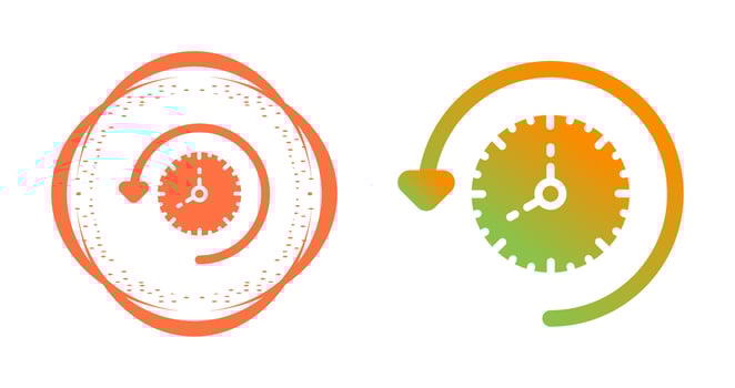 Time Past Vector Icon