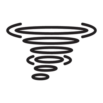 Tornado icon vector