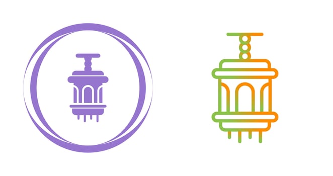 Lantern Vector Icon