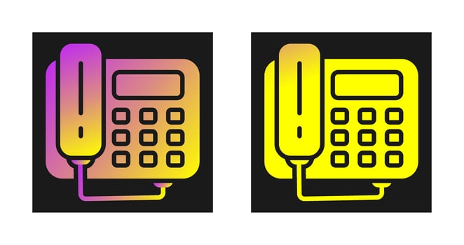 Telephone Vector Icon