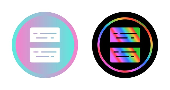 Document Split Vector Icon