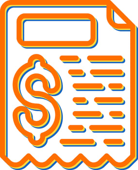 Receipt Vector Icon