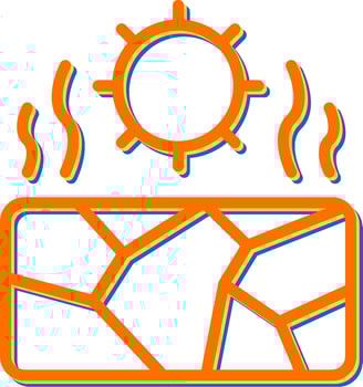 Drought Vector Icon