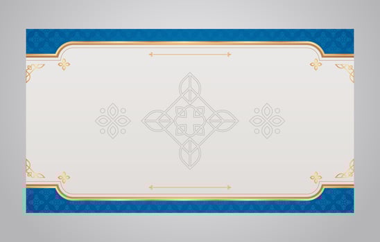 Arabic islamic background and banner design vector