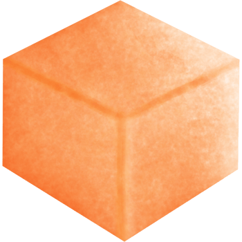 Illustration of a brown cube or box isolated on png or transparent background