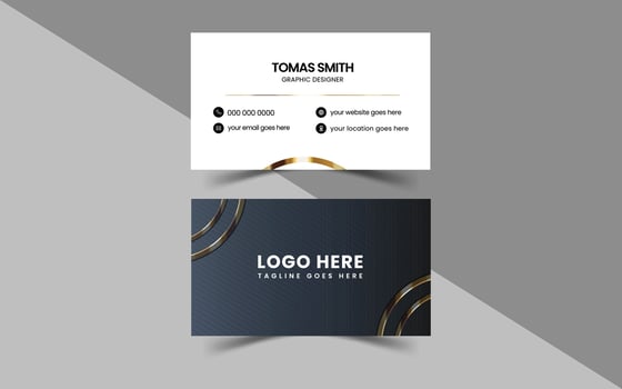 Business Card Design Template vector