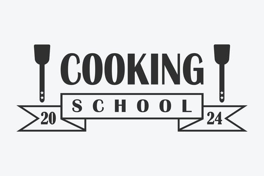 Cooking Typography Design, Typography Designs for Food Enthusiasts, Cooking-Themed Typography Art, Cooking Typography Artistry, Cooking-Inspired Typography Designs, Gourmet Cooking Emblem vector