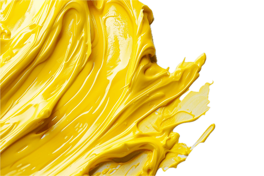 AI generated Smooth Yellow Butter Cream Texture png