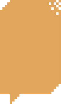 8bit yellow color retro game pixel speech bubble balloon icon sticker memo keyword planner text box banner, flat png transparent element design