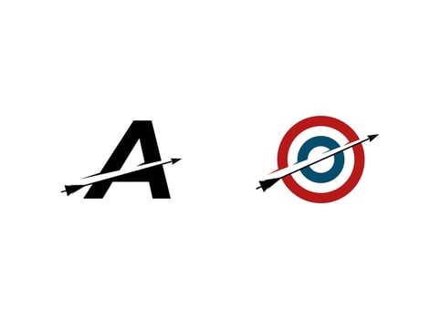 Archery Logo Design Template. Vector Illustration