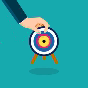 business people setting goals Ideas vector