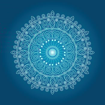 mandala background design vector