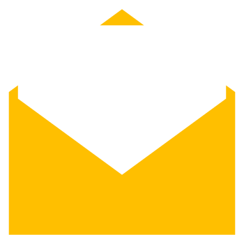 Yellow envelope with card png