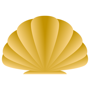 golden shell icon png