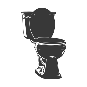 AI generated Silhouette water faucet black color only png